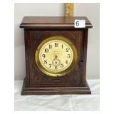 NATIONAL CLOCK & MFG CO MANTEL CLOCK, 8-DAY