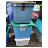 STERILITE PLASTIC STORAGE BINS, INCLUDES VARIOUS