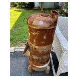 COLE HOT BLAST CAST IRON HEATER, CYLINDRICAL