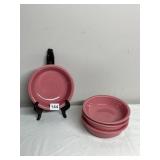 FIESTA BOWLS, ROSE GLAZE