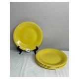 FIESTA DINNER PLATES, YELLOW