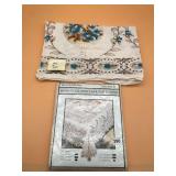 ASSORTED TABLECLOTHS, INCLUDES BATTENBURG HAND