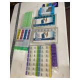 ASSORTED MEDICATION ORGANIZERS, INCLUDES TOPCARE,