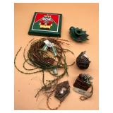 ASSORTED HOLIDAY DECOR, INCLUDES NUTCRACKER