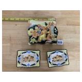 ASSORTED PORCELAIN TRINKET BOXES, INCLUDES