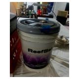 SEACHEM REEF SALT, PLASTIC BUCKET, LID INCLUDED,