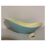HULL USA POTTERY BOWL, MID-CENTURY MODERN,