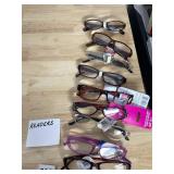ASSORTED READING GLASSES, INCLUDES CHOICE OPTICS,
