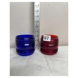 CORNING GLASS WORKS, PAIR OF INDUSTRIAL GLASS