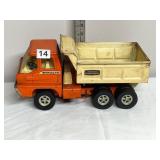 STRUCTO STEER-O-MATIC DUMP TRUCK, PRESSED STEEL,