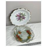 SCHUMANN ARZBERG BAVARIA PORCELAIN PLATE, LILAC