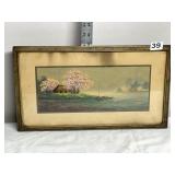 WATERCOLOR  SIGNED GOTO, JAPANESE