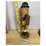 HAND-CARVED WOODEN NUTCRACKER, BAVARIAN STYLE,