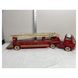 TONKA PRESSED STEEL FIRE TRUCK, T-F-D MARKING,