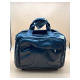 MCKLEIN USA ROLLING LAPTOP BRIEFCASE, BLACK