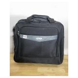 CONCOURSE ROLLING LAPTOP BAG, BLACK NYLON,