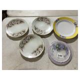 CASSIO BAVARIA PORCELAIN PLATES, INCLUDES FLORAL