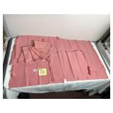 FIESTA TABLE LINENS, ROSE PINK, FRINGED