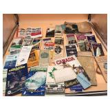 ASSORTED TRAVEL EPHEMERA, INCLUDES CANADIAN