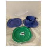 ASSORTED CERAMIC TABLEWARE, INCLUDES CUP AND