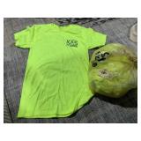 ASSORTED K.A. SODDERS T-SHIRTS, NEON YELLOW,