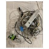 ASSORTED POWER STRIPS, EXTENSION CORDS, DATA