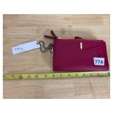 THACKER NEW YORK WALLET, FUCHSIA LEATHER,
