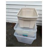 ASSORTED STORAGE BINS, INCLUDES STERILITE,