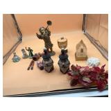 ASSORTED CHRISTMAS DECOR, INCLUDES ANGEL