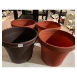 ASSORTED GARDEN PLANTERS, INCLUDES TERRA COTTA