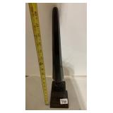 PIER 1 OBELISK SCULPTURE, BLACK FINISH, SQUARE