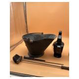 ASSORTED FIREPLACE ACCESSORIES, INCLUDES METAL
