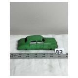 TOOTSIETOY DIE-CAST SEDAN, GREEN PAINT, RUBBER