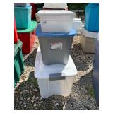 STERILITE PLASTIC STORAGE TOTES, INCLUDES VARIOUS