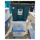 STERILITE STORAGE BINS, ASSORTED SIZES, INCLUDES