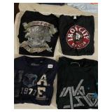 ASSORTED MENS GRAPHIC T-SHIRTS, INCLUDES AMERICAN