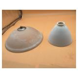ASSORTED LIGHTING SHADES, INCLUDES FROSTED GLASS
