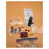 ASSORTED CRAFTING SUPPLIES, INCLUDES HANDHELD LED