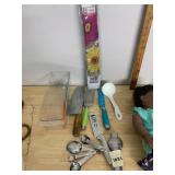 ASSORTED KITCHEN TOOLS, INCLUDES CLEAVER,