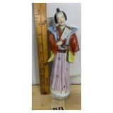 JAPANESE PORCELAIN FIGURINE, HAND-PAINTED,