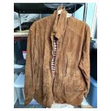 THE TERRITORY AHEAD SUEDE JACKET, BROWN SUEDE