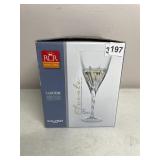 RCR HOME & TABLE FLUENTE CRYSTAL WINE GOBLETS,