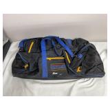 SPALDING DUFFEL BAG, BLACK NYLON CONSTRUCTION,