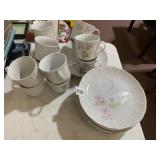 THE TOSCANY COLLECTION LIMA FINE CHINA, FLORAL