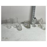 ASSORTED GLASSWARE, INCLUDES DRINKING GLASSES,