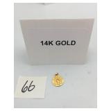 14K GOLD ST. JUDE THADDEUS PENDANT, CIRCULAR