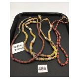 ASSORTED TRADE BEADS, MULTICOLORED GLASS,