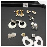 ASSORTED COSTUME EARRINGS, INCLUDES CLIP-ON AND