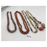 ASSORTED BEADED NECKLACES, INCLUDES MULTICOLOR