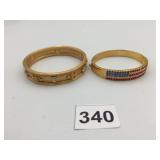 ELIZABETH TAYLOR FOR AVON BANGLE, GOLD-TONE,